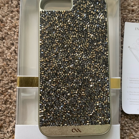 Genuine crystal and leather iPhone 6 case - Picture 2 of 8